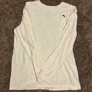 kids XXL tommy bahama White long sleeve shirt with pocket #casual